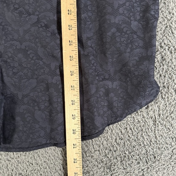 Robert Graham Shirt Mens XL Blue Floral Long Sleeve Flip Cuff Cotton Button Up - Picture 6 of 8